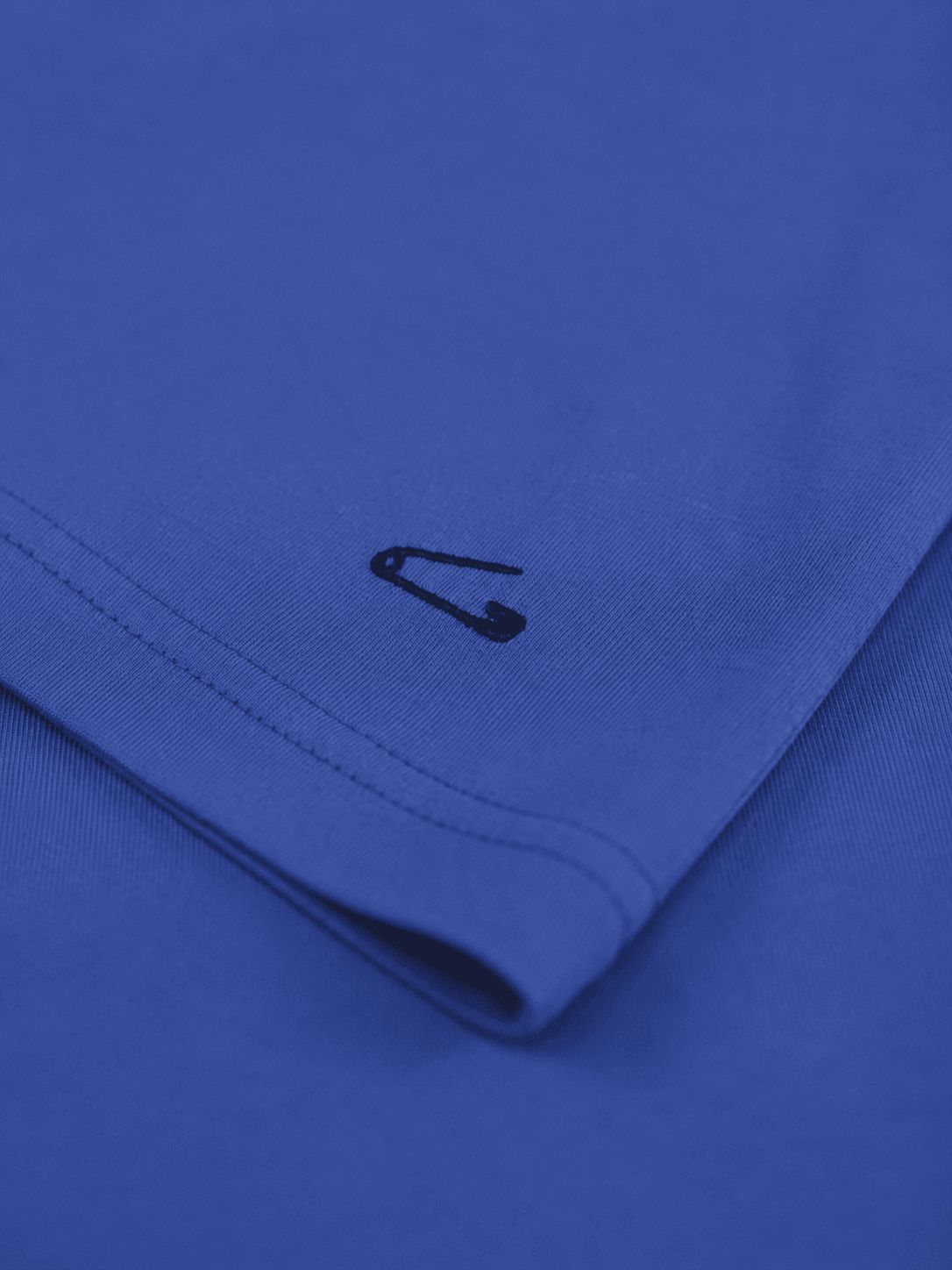 T-Shirt Blau Logo